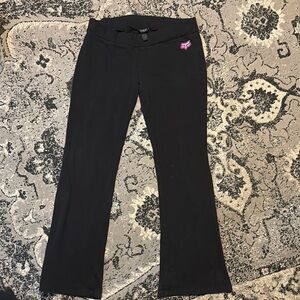 Fox Black yoga pants